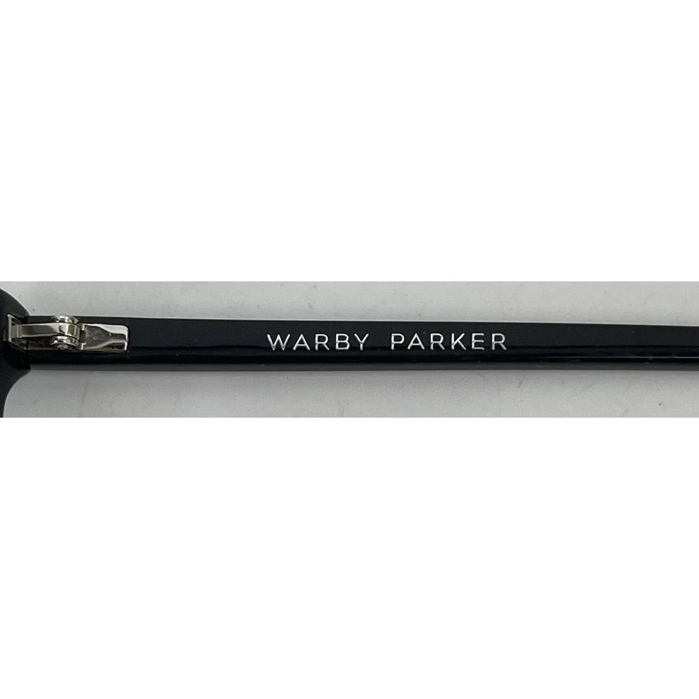 Warby Parker Daisy W100 Black‎ Full Rim Eyeglasses Frames 54-17 142 Case Cloth